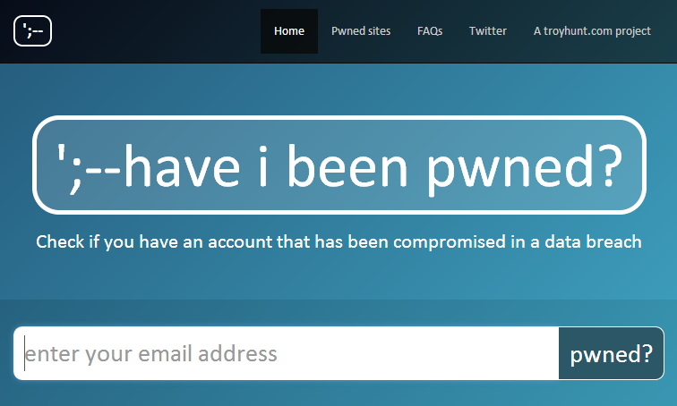 Have i been pwned?